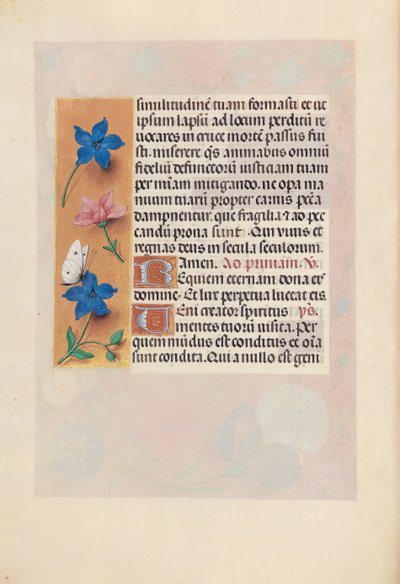 Getijdenboek van Koningin Isabella de Katholieke, Koningin van Spanje: Fol. 25v door Master of the First Prayerbook of Maximillian
