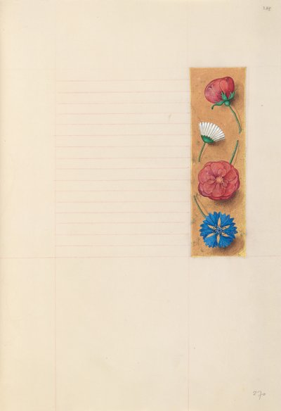 Uren van Koningin Isabella de Katholieke, Koningin van Spanje: Fol. 275r, c. 1500 door Master of the First Prayerbook of Maximillian