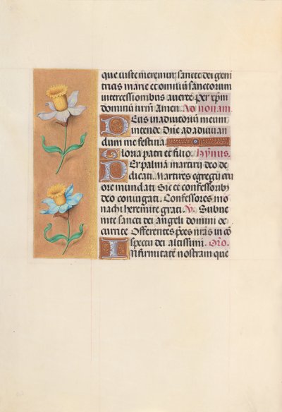 Uren van Koningin Isabella de Katholieke, Koningin van Spanje: Fol. 40v, ca. 1500 door Master of the First Prayerbook of Maximillian