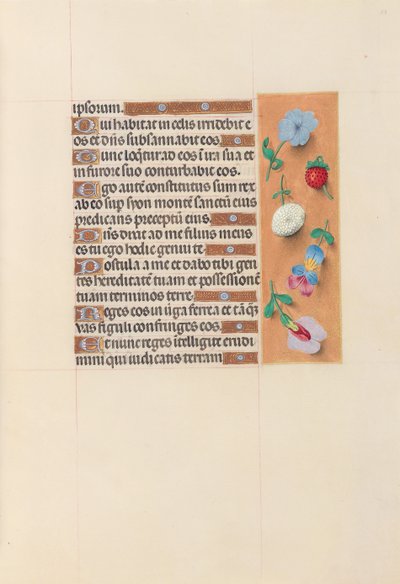 Getijdenboek van koningin Isabella de Katholieke, koningin van Spanje: Fol. 53r, ca. 1500 door Master of the First Prayerbook of Maximillian