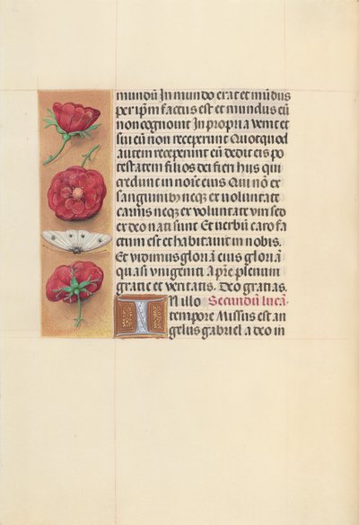 Getijdenboek van Koningin Isabella de Katholieke, Koningin van Spanje: Fol. 93v, ca. 1500 door Master of the First Prayerbook of Maximillian