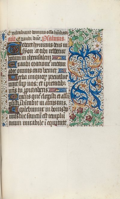 Getijdenboek Gebruik van Rouen: fol. 136r, ca. 1470 door Master of the Geneva Latini