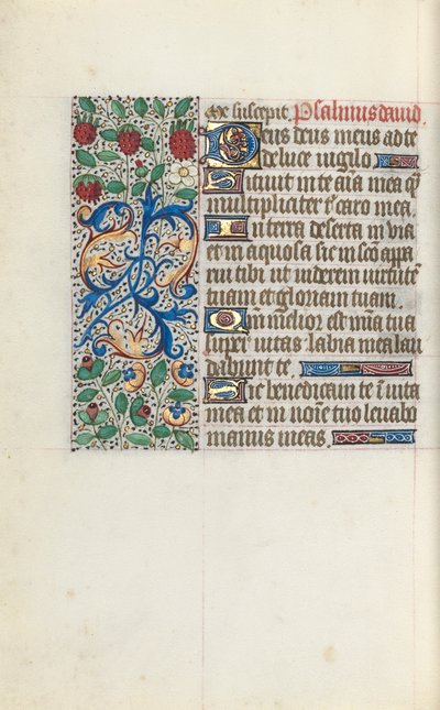 Getijdenboek Gebruik van Rouen: fol. 137v, ca. 1470 door Master of the Geneva Latini