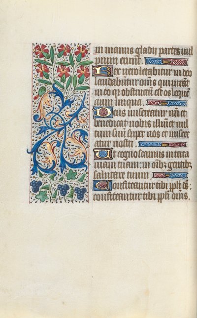 Getijdenboek Gebruik van Rouen: fol. 138v, ca. 1470 door Master of the Geneva Latini