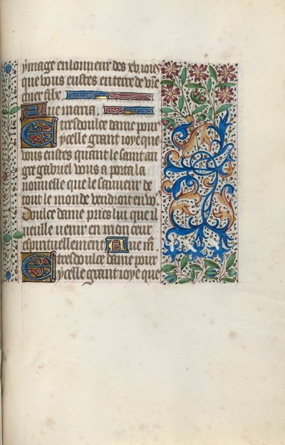 Getijdenboek Gebruik van Rouen: fol. 147r, ca. 1470 door Master of the Geneva Latini