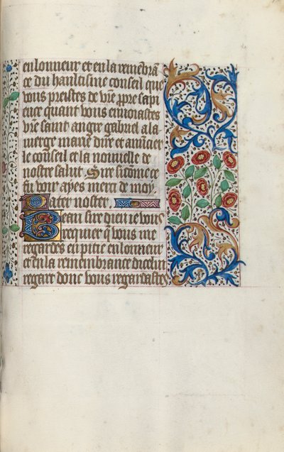 Getijdenboek Gebruik van Rouen: fol. 152r, ca. 1470 door Master of the Geneva Latini