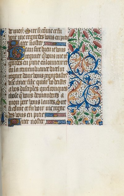 Getijdenboek Gebruik van Rouen: fol. 153r, ca. 1470 door Master of the Geneva Latini