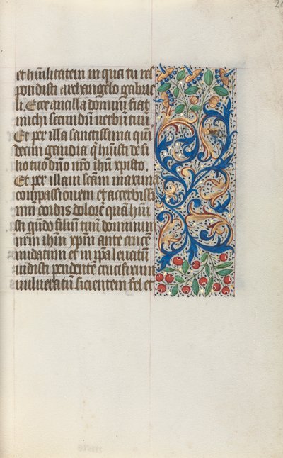 Getijdenboek Gebruik van Rouen: fol. 20r, ca. 1470 door Master of the Geneva Latini