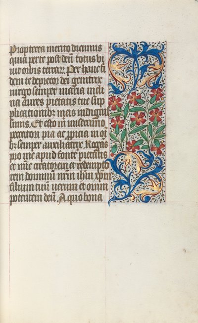 Getijdenboek Gebruik van Rouen: fol. 24r, ca. 1470 door Master of the Geneva Latini