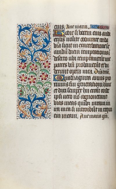 Getijdenboek Gebruik van Rouen: fol. 29v, ca. 1470 door Master of the Geneva Latini