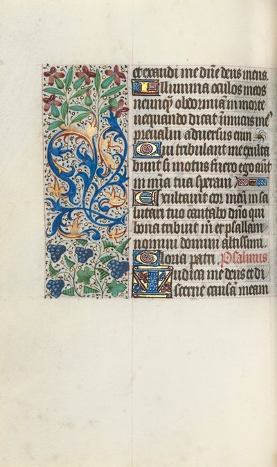 Getijdenboek Gebruik van Rouen: fol. 75v, ca. 1470 door Master of the Geneva Latini