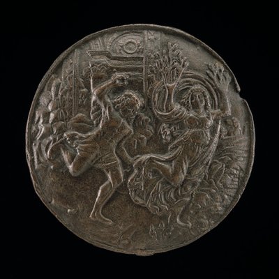 Apollo en Daphne door Master of the Orpheus Legend