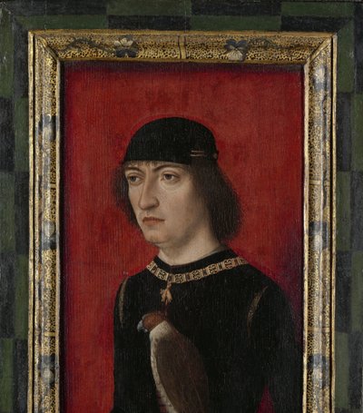 Portret van Engelbert II, graaf van Nassau door Master of the Portraits of Princes
