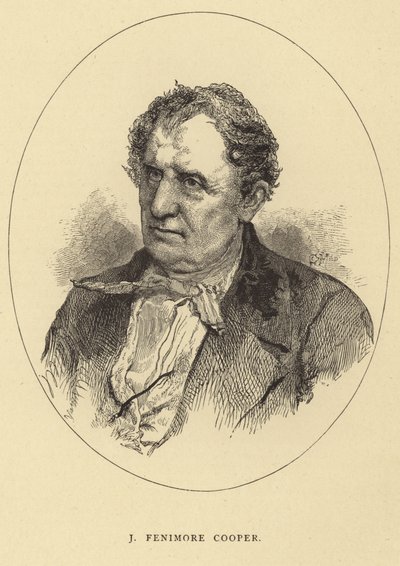 Portret van James Fenimore Cooper door Mathew B. Brady