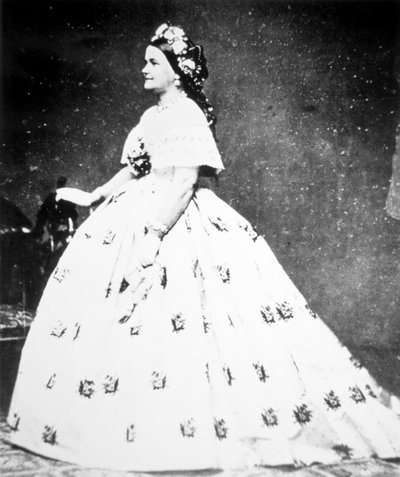 Mary Lincoln (1818-82) 1861 door Mathew Brady