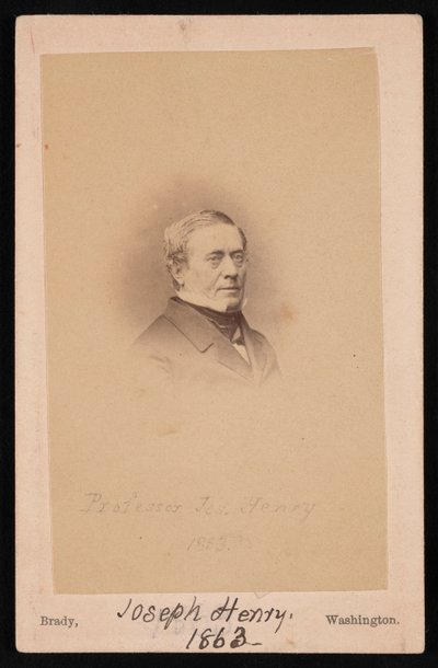 Portret van Joseph Henry 1797-1878, 1863 door Mathew Brady