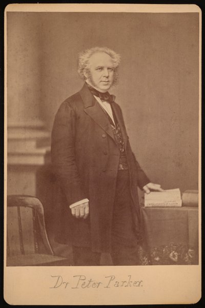 Portret van Peter Parker 1804-1888, voor 1888 door Mathew Brady