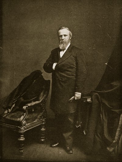 Rutherford B. Hayes voor zijn inauguratie als President, 1877 door Mathew B. Brady