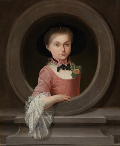 Portret van een meisje door Mathias de Visch