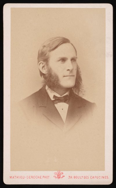 Portret van Samuel Hubbard Scudder 1837-1911, circa 1871 door Mathieu Deroche
