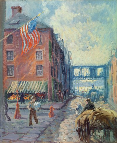 Van Wyck Familiehuis, New York City, c.1923 door Matilde Browne