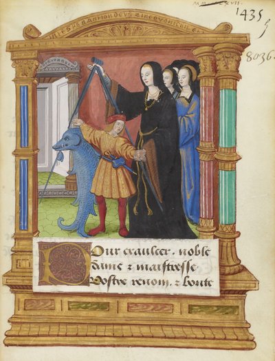 BNF Fr2285 f5r - Het dolfijnkompas door Maitre de Philippe de Gueldre