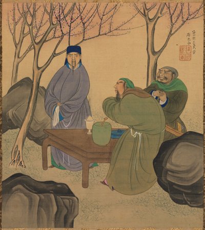 Romantiek van de Drie Koninkrijken door Matsumura Goshun