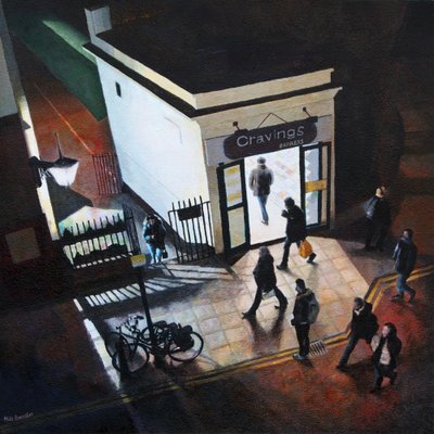 Cravings, 2019 (acryl op paneel) door Matt Bannister