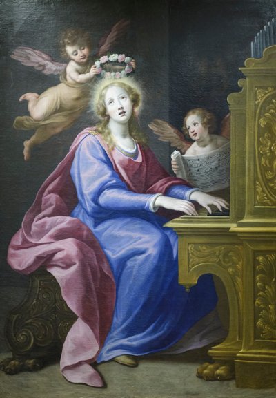 Sint Cecilia door Matteo Rosselli