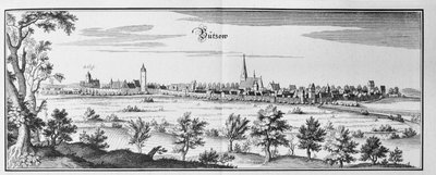 Bützow door Matthaus Merian