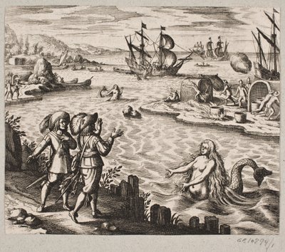 Met stilte kan ik het wonderlijke wezen niet voorbijgaan door Matthäus Merian d.Æ.