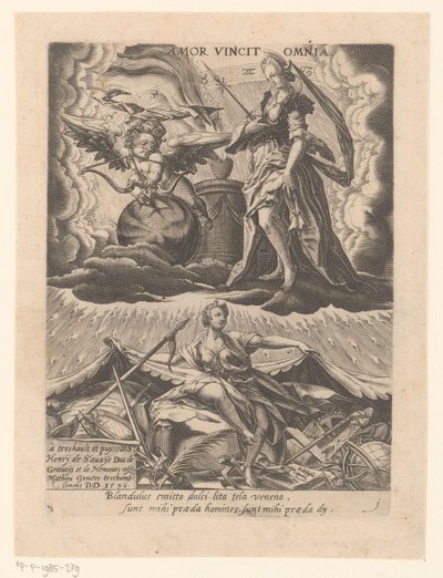 Triomf der liefde door Matthaus Greuter