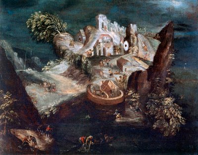 Antropomorf Landschap door Matthaus Merian