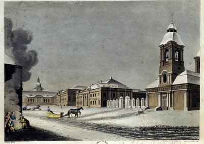 Het arsenaal en de kanonnenfabriek in Sint-Petersburg door Matthew Dubourg