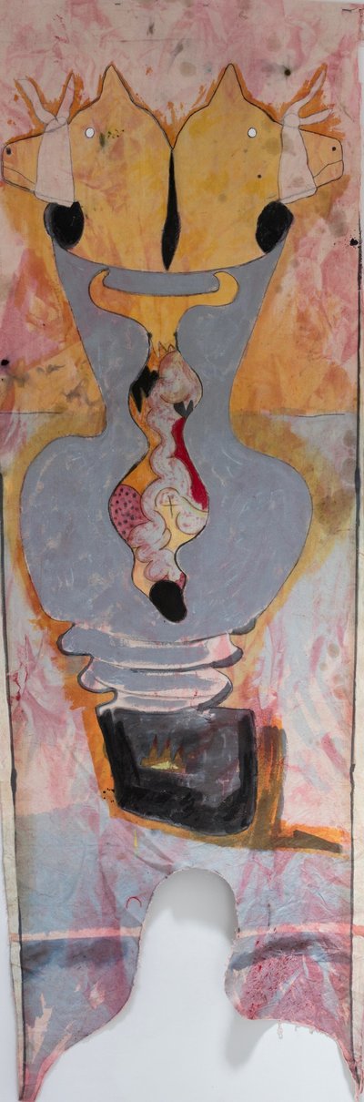 Mariage Pour Tous, 2018 (gemengd op doek) door Matthew Hilton