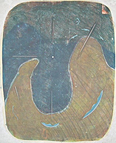 tabla één, 2012 (linodruk) door Matthew Hilton