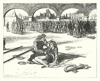 De legende van de prinsenveer door Matthew James (attr. to) Lawless
