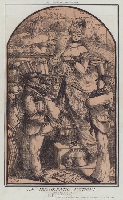 Een aristocratische veiling! door Matthew