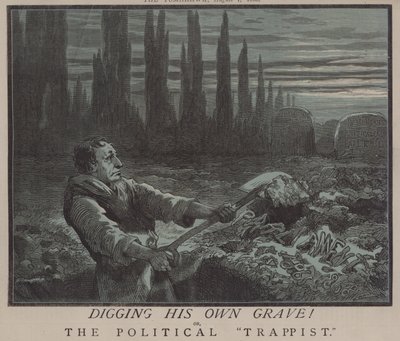 Zijn eigen graf graven! of, De politieke trappist door Matthew