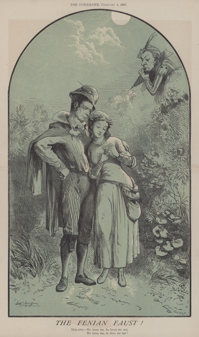 De Feniaanse Faust! (kleur litho) door Matthew