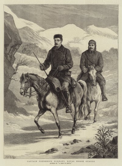 Kapitein Frederick Burnaby, Royal Horse Guards door Matthew White Ridley