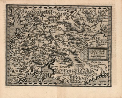 Moscoviae Imperium, 1600 door Matthias Quad
