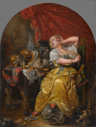 Een allegorie van ijdelheid door Matthijs van den Bergh