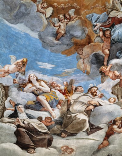 Paradijs (detail) door Mattia (1613 99) Preti