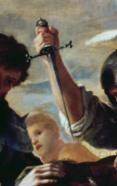 Het Feest van Absalom (detail) door Mattia Preti