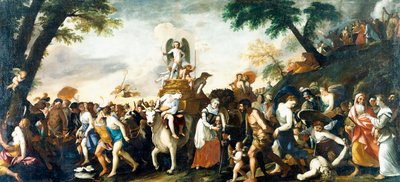 De Triomf van de Liefde door Mattia Preti