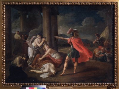 De dood van Camilla, de zus van Horatius door Matvei Ivanovich Puchinov