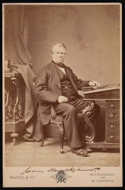 Portret van John Hawkshaw door Maull and Co