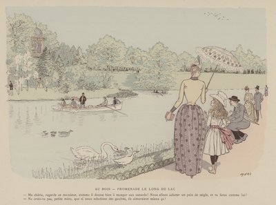 Illustratie voor Paris Brillant door Maurice Charles Mathieu Bonvoisin