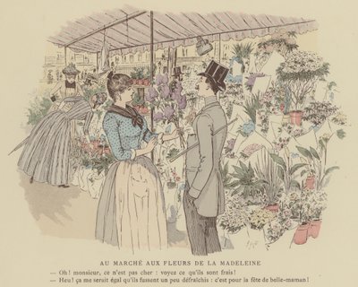 Illustratie voor Paris Brillant door Maurice Charles Mathieu Bonvoisin